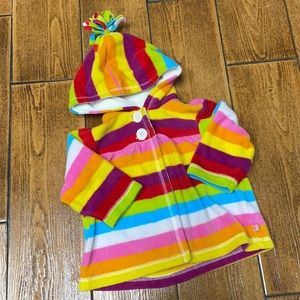 The children’s place•hooded fleece jacket•6-9 mo